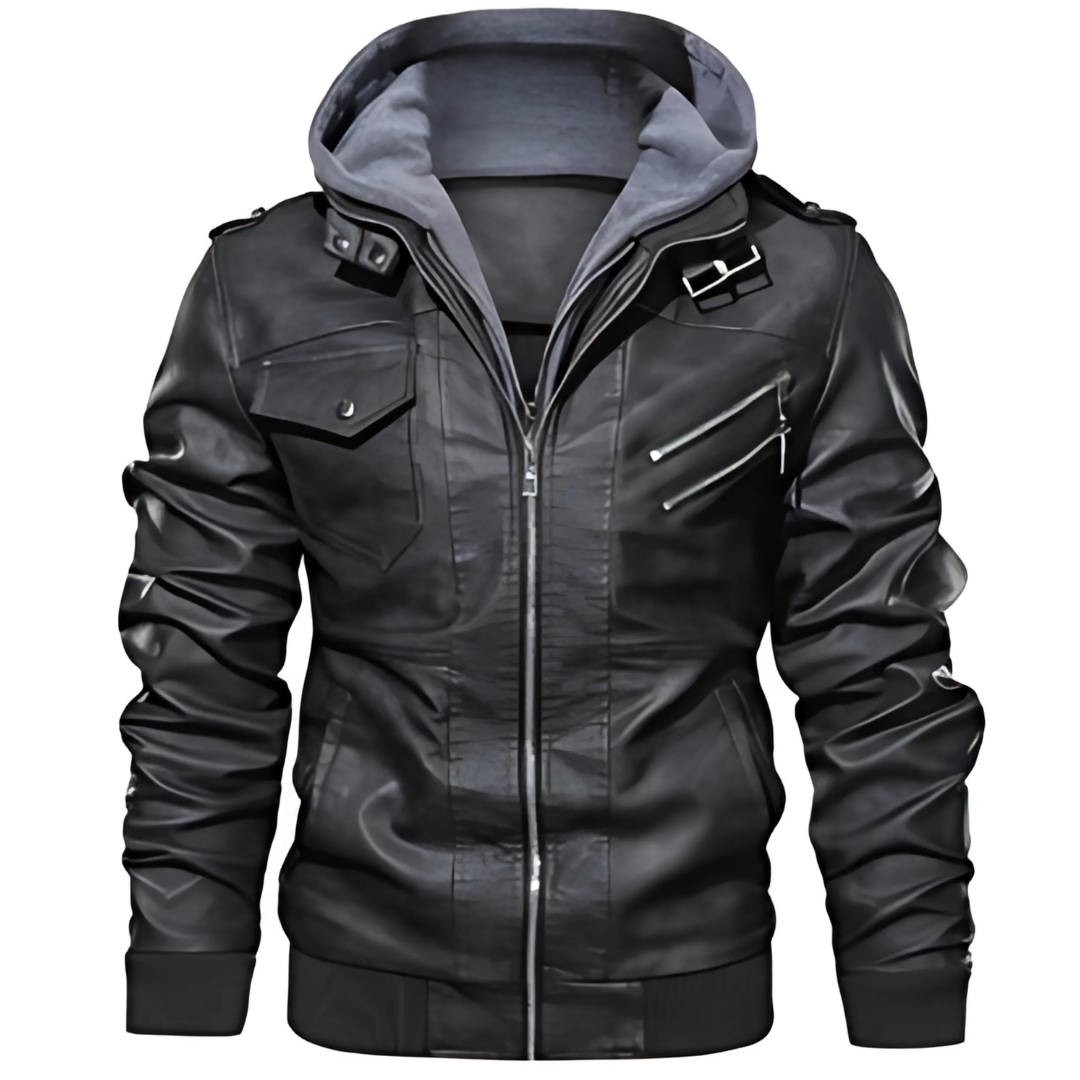 Albert - Leather Winter Jacket - Last Day 80% Off!