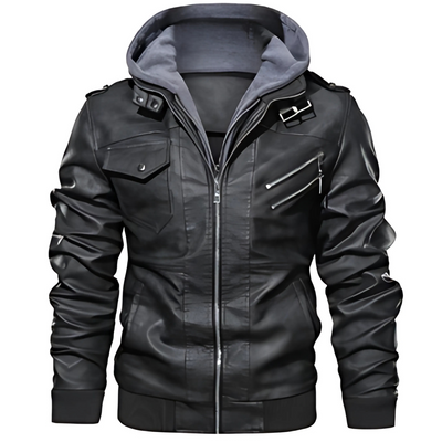 Albert - Leather Winter Jacket - Last Day 80% Off!