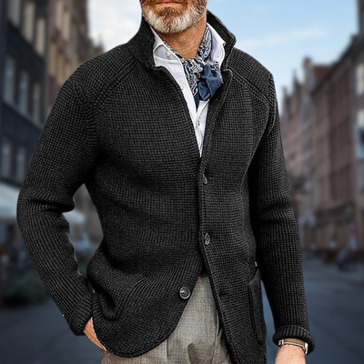 Nicolas - Soft and Elegant Men's Cardigan - Last Day 80% Discount!
