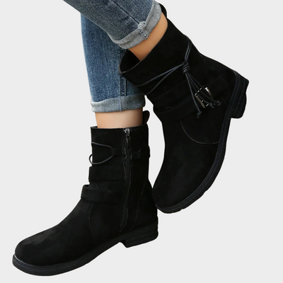 Delaney | Low Heel Ankle Boots