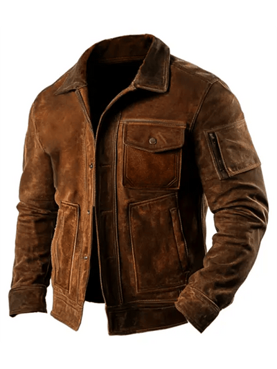 Henry - Vintage Suede Jacket - Last Day 80% Off!