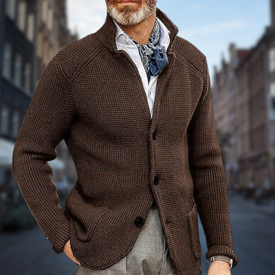 Nicolas - Soft and Elegant Men's Cardigan - Last Day 80% Discount!