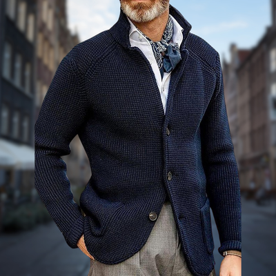 Nicolas - Soft and Elegant Men's Cardigan - Last Day 80% Discount!