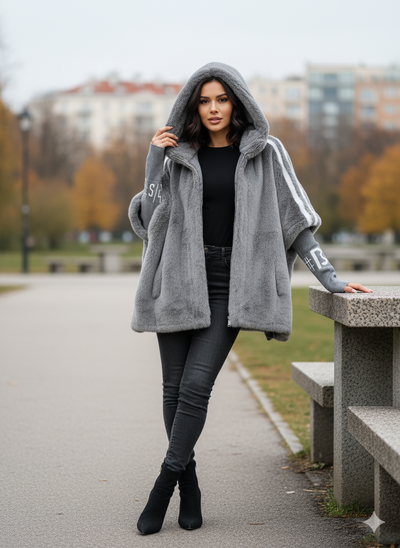 Beatrix – Elegant Winter Faux Fur Coat