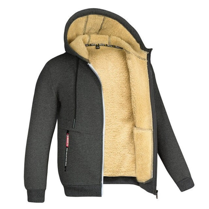 Nicolas - Fleece-Lined Padded Jacket - Last Day 80% Off!