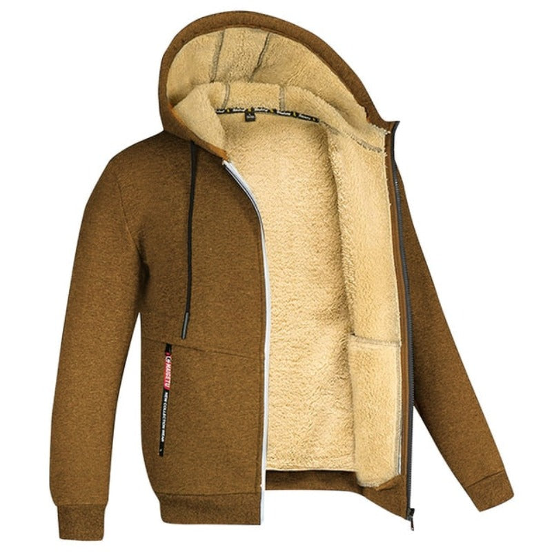 Nicolas - Fleece-Lined Padded Jacket - Last Day 80% Off!