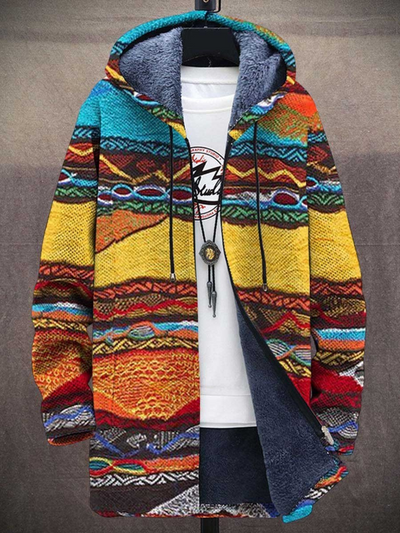 Jindalee™ | Luxurious Zippered Cardigan with Artistic Inspiration