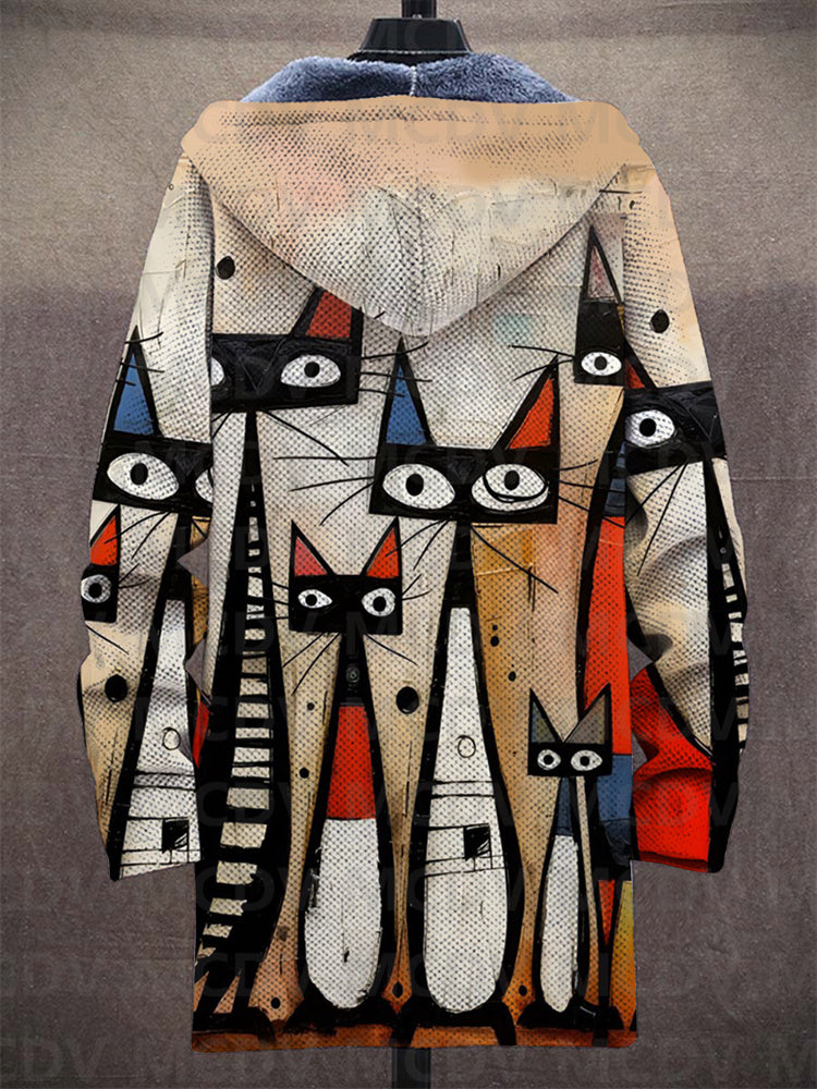 Lowanna™ | Luxurious Zippered Cardigan with Artistic Inspiration