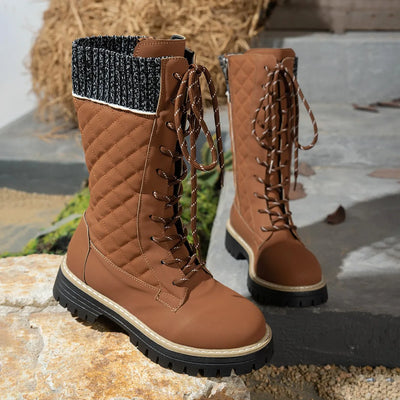 Vallora - Mid Calf Snow Boots