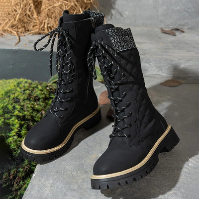 Vallora - Mid Calf Snow Boots