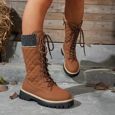 Vallora - Mid Calf Snow Boots