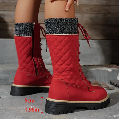 Vallora - Mid Calf Snow Boots