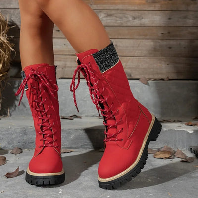 Vallora - Mid Calf Snow Boots