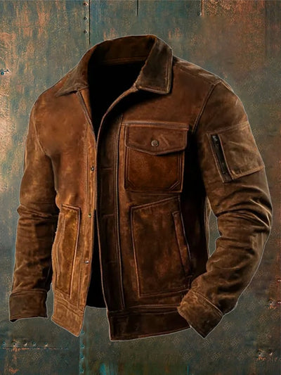 Henry - Vintage Suede Jacket - Last Day 80% Off!