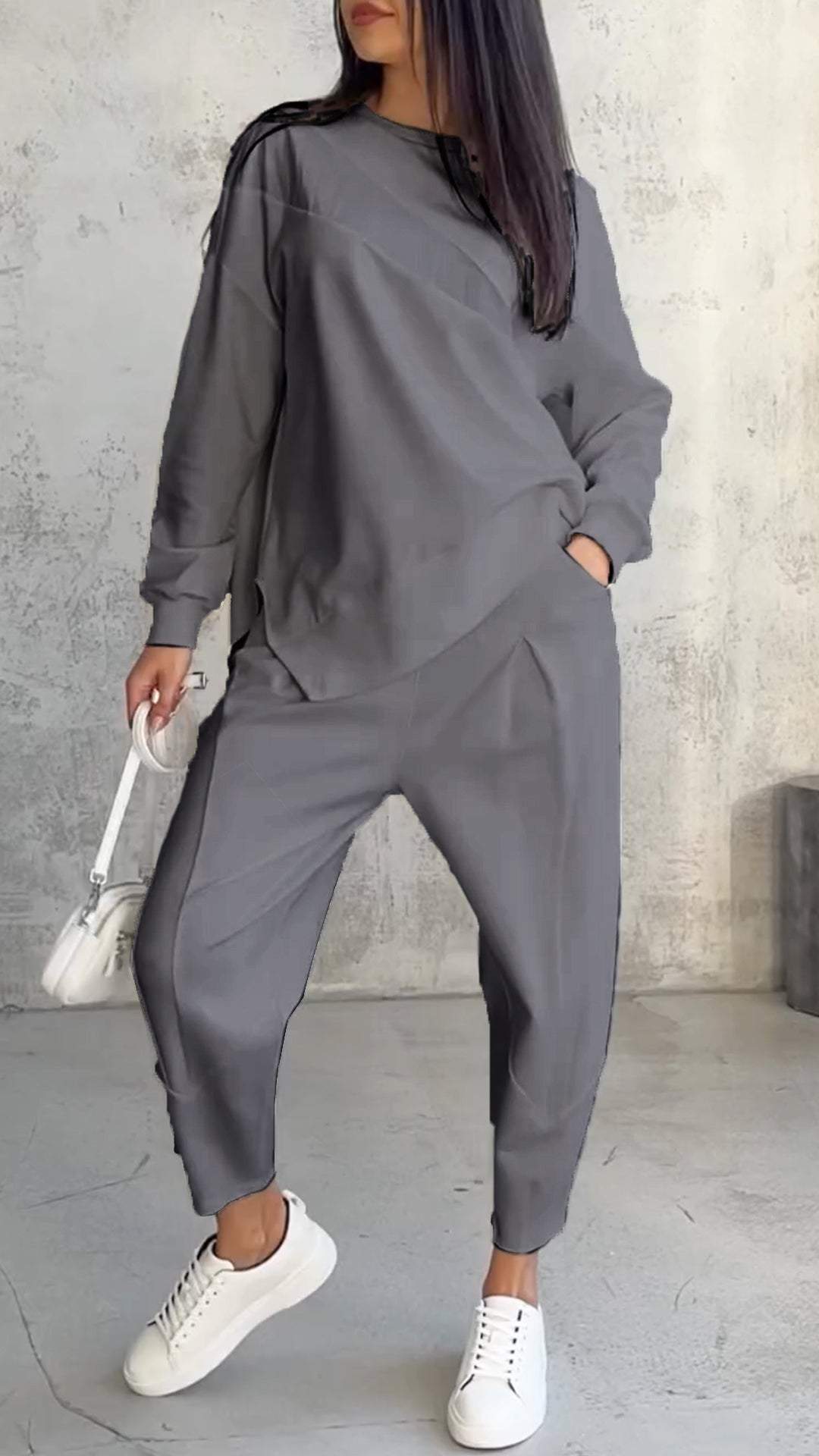 The Zen™ - Two-piece Set with Round Neck and Long Sleeves