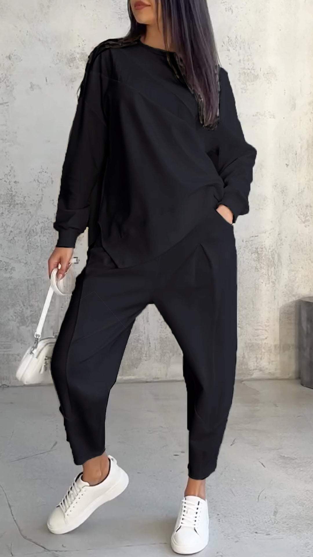 The Zen™ - Two-piece Set with Round Neck and Long Sleeves